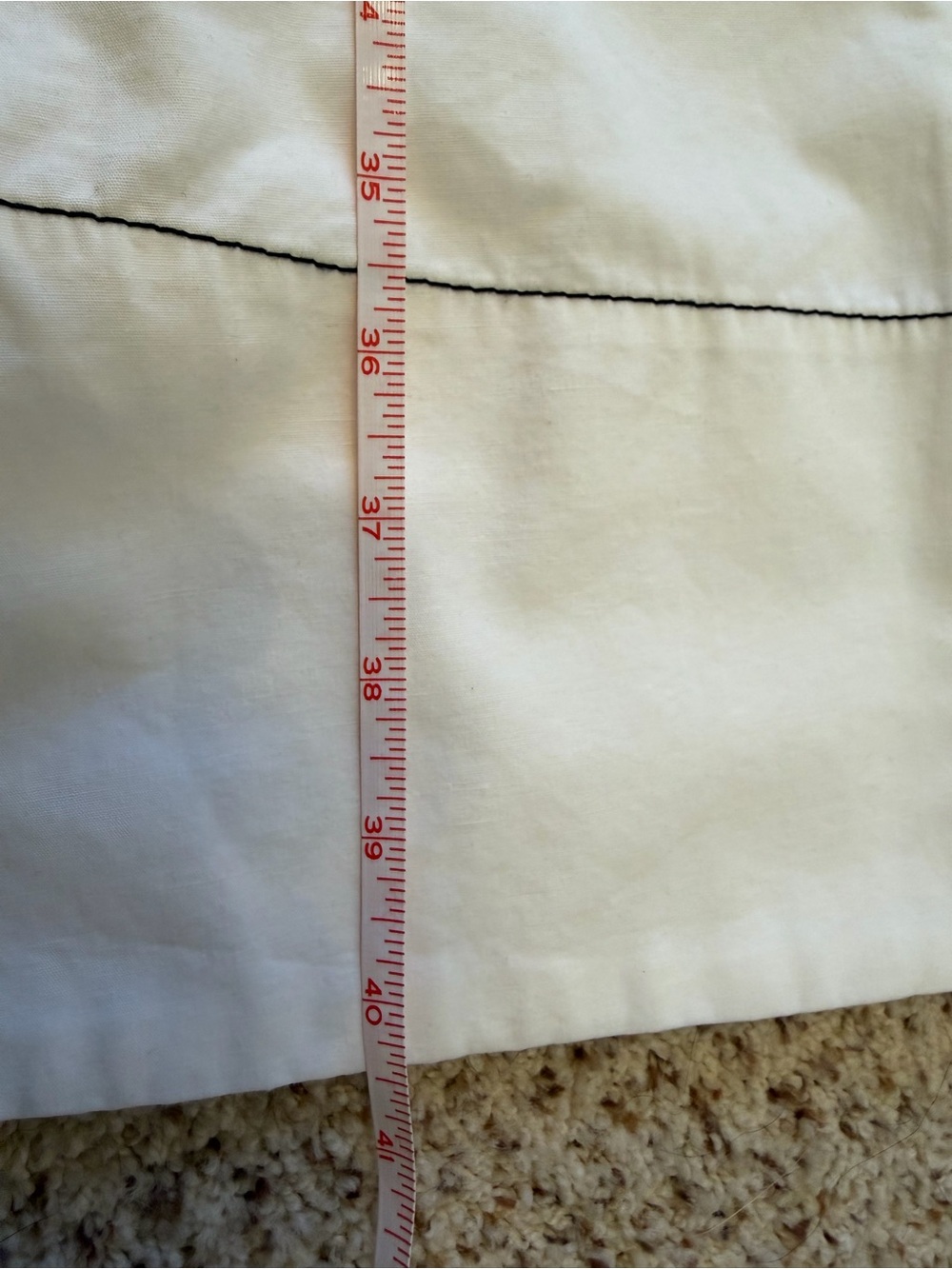 Proenza Schouler Full Front Zip Midi Dress White Cotton Linen Blend, Size 4 - Picture 15 of 16